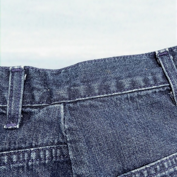 Vintage Levi's Denim Skirt W29 UK10 A - Line Orange Tab Sailormates 90s 1998 - Picture 4 of 7